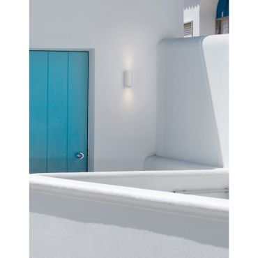 Nova Luce Nero - applique d'extérieur - 7 x 8 x 15 cm - IP54 - blanc