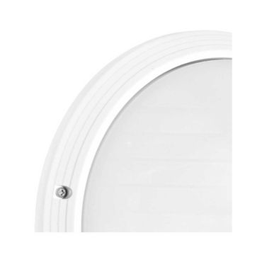 Artdelight Ivela - plafonnier de salle de bains - Ø 27 x 9,1 cm - IP65 - blanc