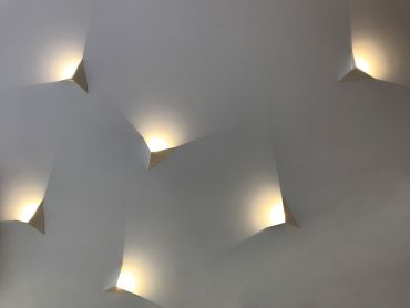 VK Lighting Asteri - applique murale - 24,5 x 7,5 x 20,5 cm - 2W LED inclus - or