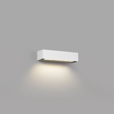 Faro Lako - applique murale - 22 x 7 x 4,8 cm - 8W LED inclus - IP65 - blanc mat