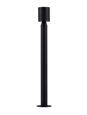 Nova Luce Brot - lampe de jardin - Ø 9 x 59,5 cm - 6W LED inclus - IP65 - noir sablé