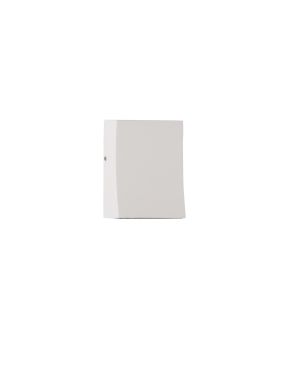 Nova Luce Boxy - applique murale extérieure - 6,5 x 9 x 3,8 cm -  3W LED inclus - IP65 - blanc sablé