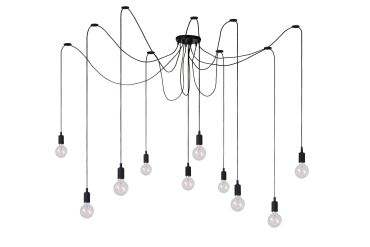 Lucide Fix - lampe suspendue - 400 x 400 x 200 cm - noir