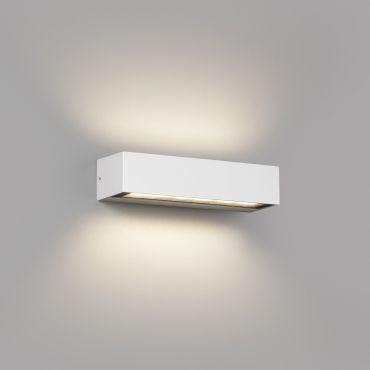 Faro Doro - applique murale - 22 x 7 x 4,8 cm - 13W LED inclus - IP65 - blanc mat
