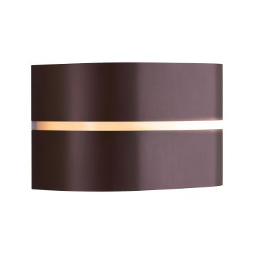 Nordlux Sibelis - applique murale extérieure - 19,5 x 11,5 x 12 cm - IP54 - brun