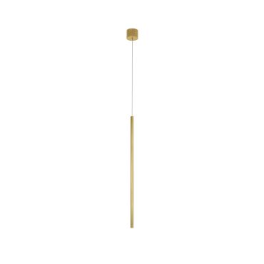 Nova Luce Elettra - lampe suspendue - Ø 1,5 x 200 cm - 5W LED inclus - laiton doré
