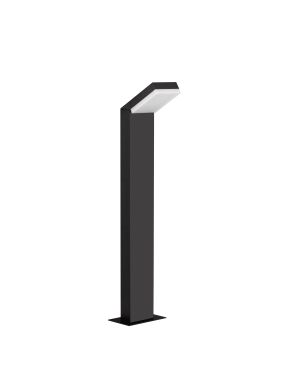 Nova Luce Farge - lampe de jardin - 16,5 x 76 x 10 cm - 12W LED inclus - IP65 - anthracite foncé