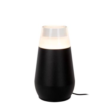 Lucide Opus - lampe de jardin - Ø 14,5 x 28 cm - 9W LED inclus - IP54 - noir