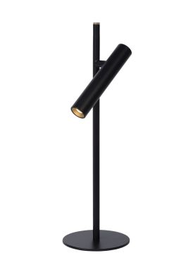 Lucide Philon - lampe à poser - Ø 13 x 42 cm - 4,5W LED dimmable inclus - noir