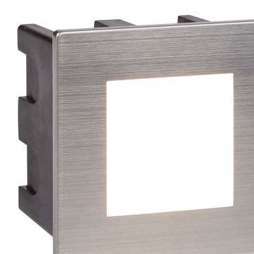 Searchlight Ankle - applique encastrée - 8 x 5,5 x 8 cm - 3,5W LED inclus - IP65 - acier inoxydable
