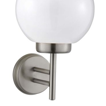 Searchlight Orb Lanterns - applique murale d'extérieur - 20 x 33 cm - IP44 - acier inoxydable