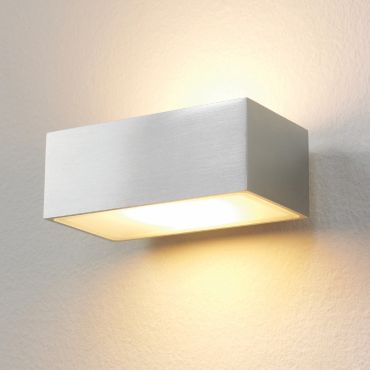 Artdelight Eindhoven100 - applique murale - 13 x 8,2 x 5 cm - 2 x 5W LED dimmable inclus - IP54 - aluminium