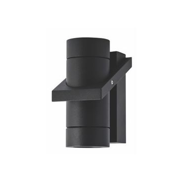 Artdelight Single - applique murale - 8,3 x 11,7 x 16,2 cm - IP54 - noir