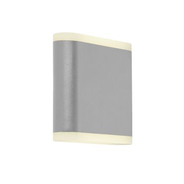 Searchlight Amble - Applique d'extérieur - 11,5 x 11 cm - 8W LED inclus - IP44 - gris