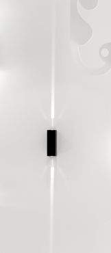 VK Lighting Spathi - applique murale - 4 x 7 x 12 cm - 6W LED inclus - IP54 - noir