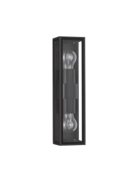 Nova Luce Regina - applique murale extérieure - 8,6 x 25,8 x 9 cm - IP65 - anthracite foncé
