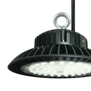 ONE Light Industrial LED UFO - plafonnier/mural extérieur - Ø 27 x 17 cm - 150W LED inclus - IP65 - noir