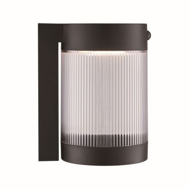 Nordlux Coupar Solar - applique murale extérieure à énergie solaire - Ø 14 x 22 x 18 cm - 3,2W LED inclus - IP44 - noir