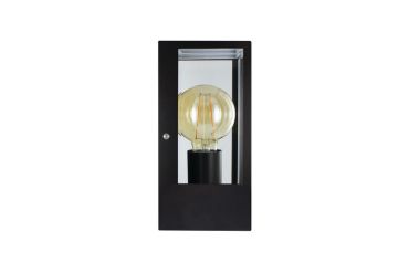 Integral LED Prato - applique murale extérieure avec détecteur de mouvement - 11,5 x 11,3 x 23,7 cm - IP44 - noir