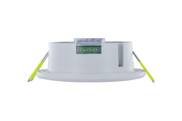 Integral LED - détecteur de mouvement micro-ondes - Ø 93 mm, Ø 73 mm diamètre d’encastrement - blanc mat
