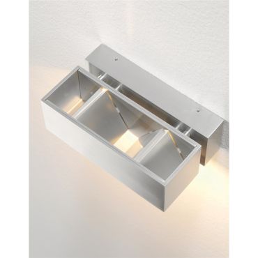 Artdelight BfeldII - applique murale - 18 x 11 x 6 cm - 4 x 3W LED inclus - IP54 - aluminium