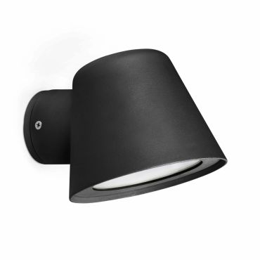 Faro Gina - applique murale - 11,5 x 15 x 9 cm - IP44 - noir mat